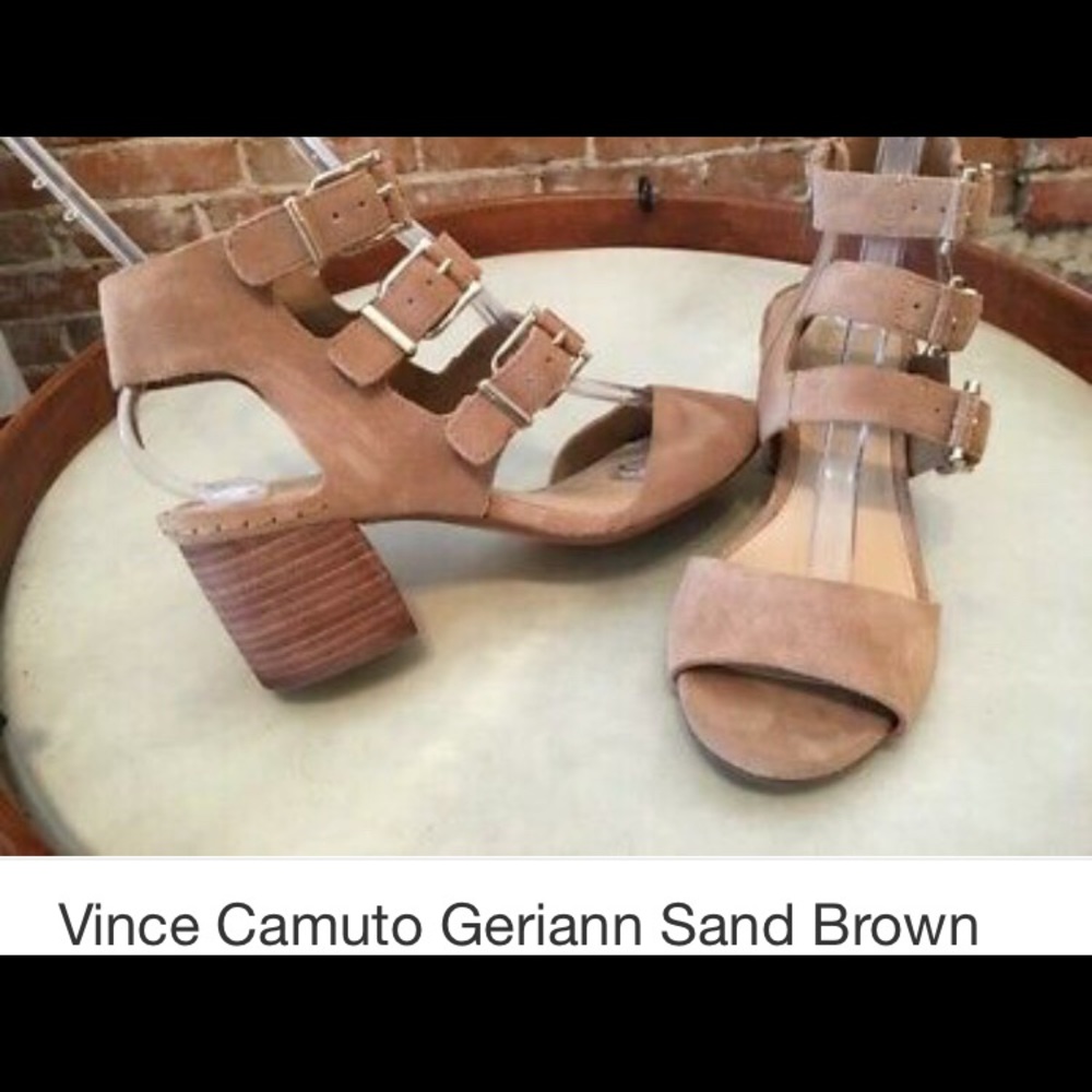 Vince Camuto sand colored Geriann dress shoes